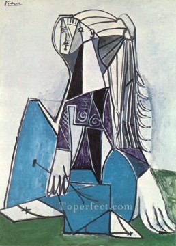 portrait Painting - Portrait Sylvette David 06 1954 cubism Pablo Picasso